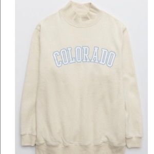 Aerie Colorado Turtle Neck - Large / Cream Color